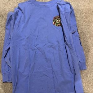 Purple Santa Cruz long sleeve shirt